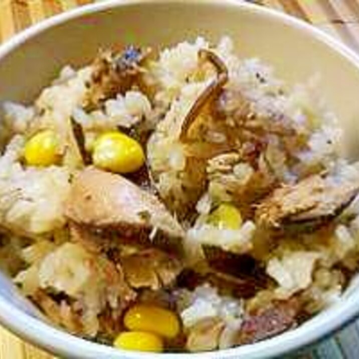 サバ缶を使った簡単炊き込みご飯